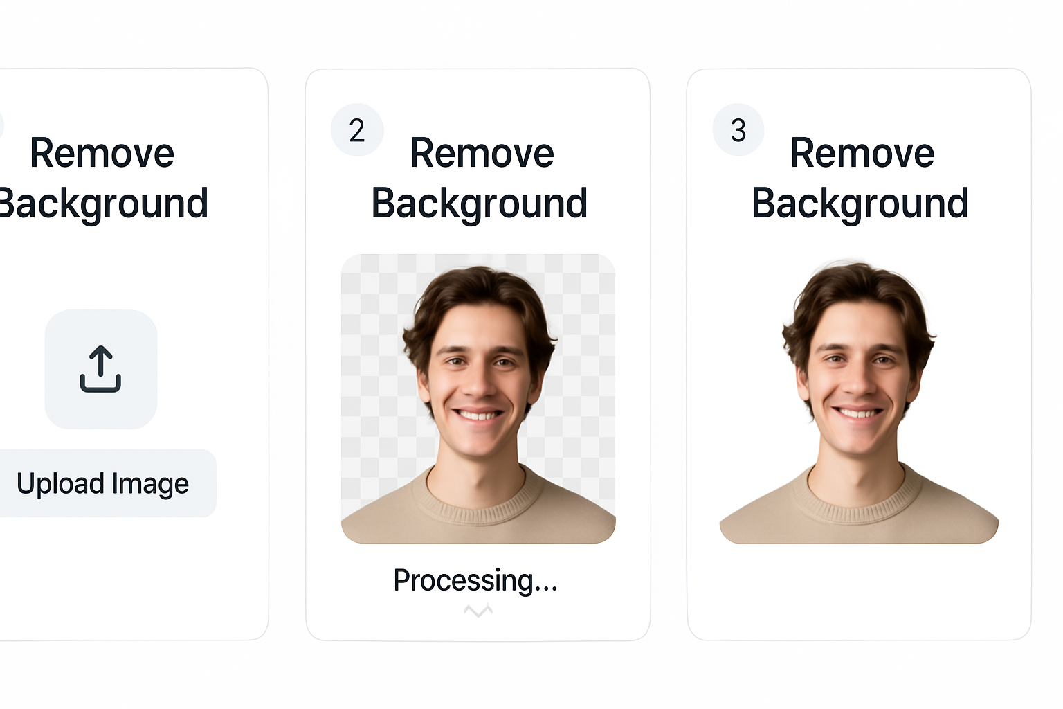Step-by-step guide to AI background removal